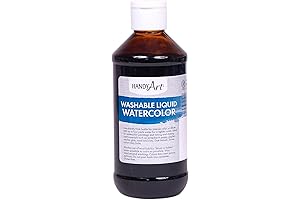 Handy Art Washable Liquid Watercolor in Rich, Earthy Brown