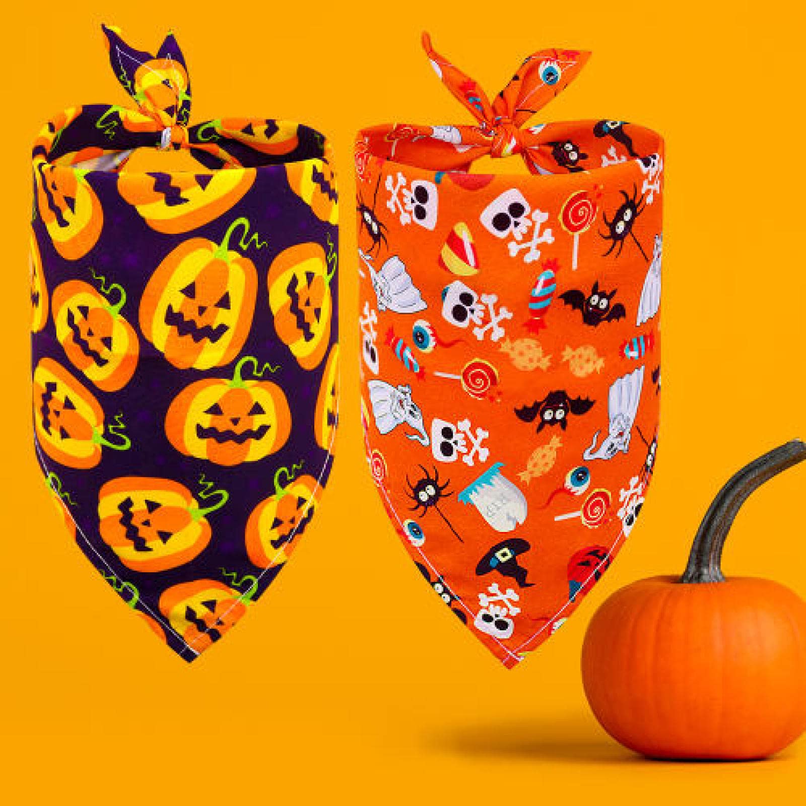 Bandany dla psów bandana dla psa Halloween artykuły dla zwierząt pies kot szczeniak bandany szalik świąteczne akcesoria dla psów bandana 100 szt. 28 x 28 x 40 cm