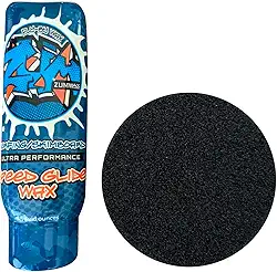 ZÜMWAX Cera Cerâmica para Prancha de Surfe, Feita nos EUA, Livre de PFAS, Durável e Ecológica com Aroma de Baunilha, Uso em Qualquer Temperatura para Máxima Velocidade e Deslizamento