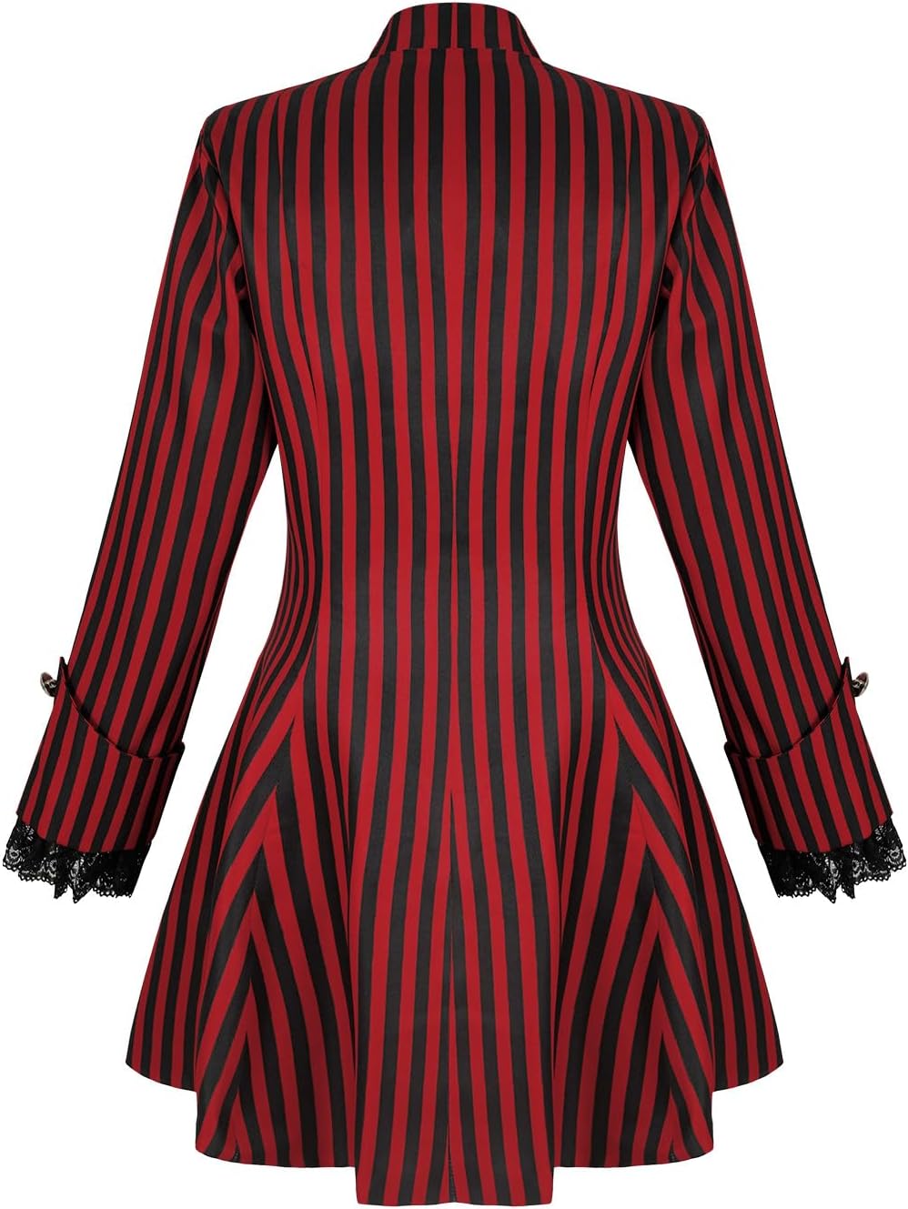 Women's Medieval Pirate Jacket Embroidery Renaissance Gothic Steampunk Coat - Image 3