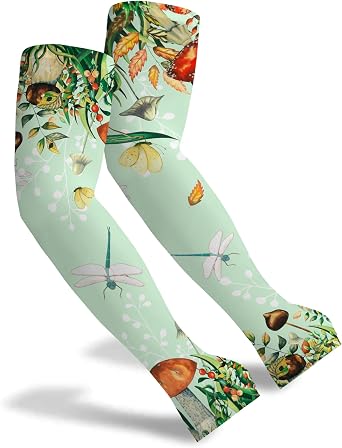 FISHEAL Sun Protection Gardening Sleeves - Women Men UV UPF 50+ Cooling Arm Sleeves with Thumbholes Farming Fishing Outdoors