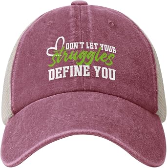 Don T Let Your Struggles Befine You Baseball Cap for Men Women Vintage Mesh Hat Trucker Hats Golf Caps