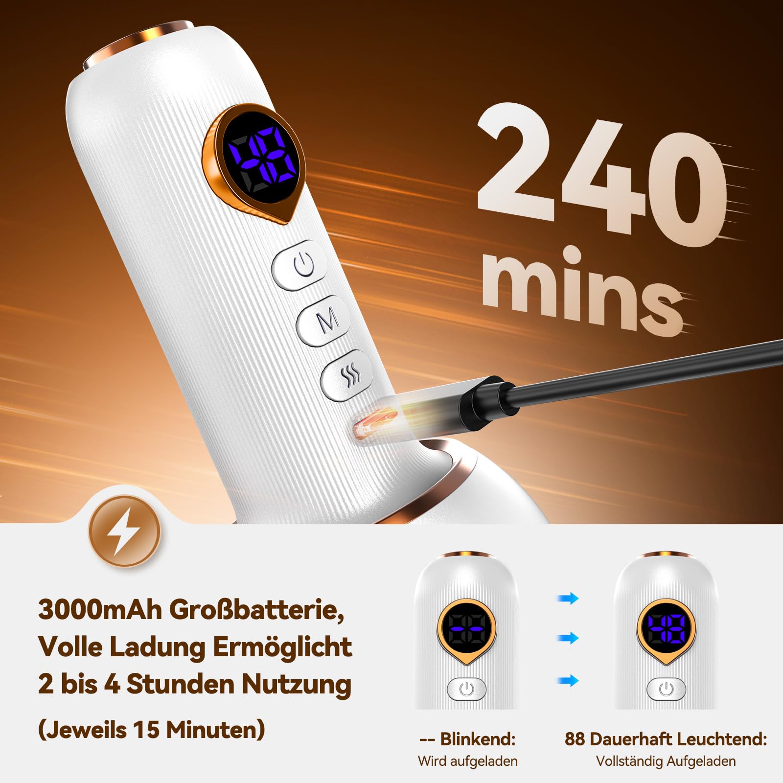 Vibrastone 6.0, Lymphatisches Massagegerät mit 25 Vibration und Heizkombinationen 2026, Gua-Schockwellenmassage für Neuropathie, Krampfadern, Entspannung für Füße, Hände und Rücken, Weiß