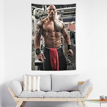 Amazon.co.jp: Dwayne Johnson ドウェイン・ジョンソン ポスター
