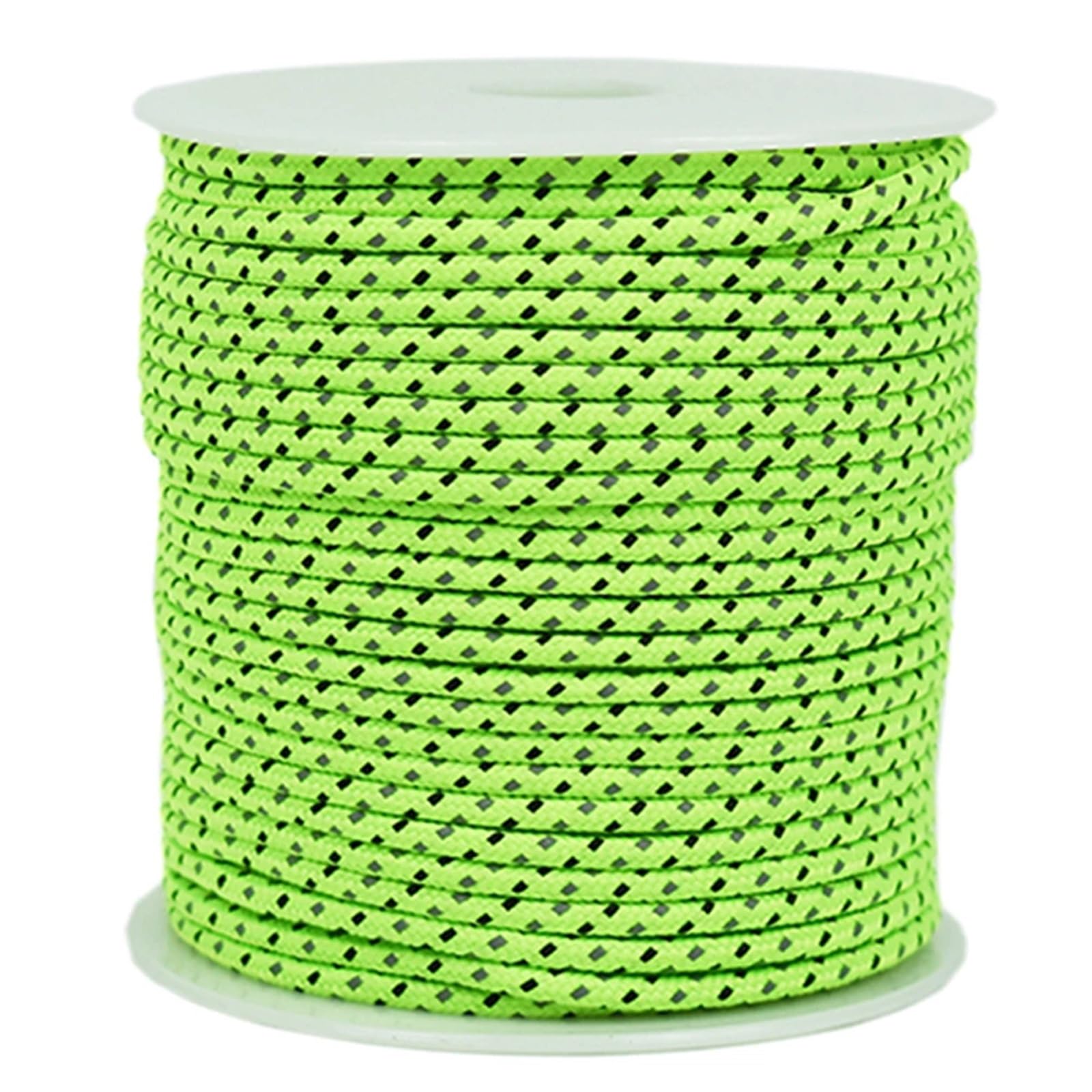 Paracord 50M Reflective Paracord 2.5mm Parachute Cord Outdoor Camping survival Rope sturdy Umbrella Tent Lanyard Strap Clothesline