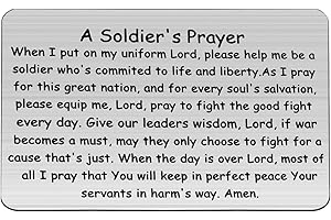 LQRI Soldier Prayer Wallet Card: A Divine Keepsake for Our Warriors
