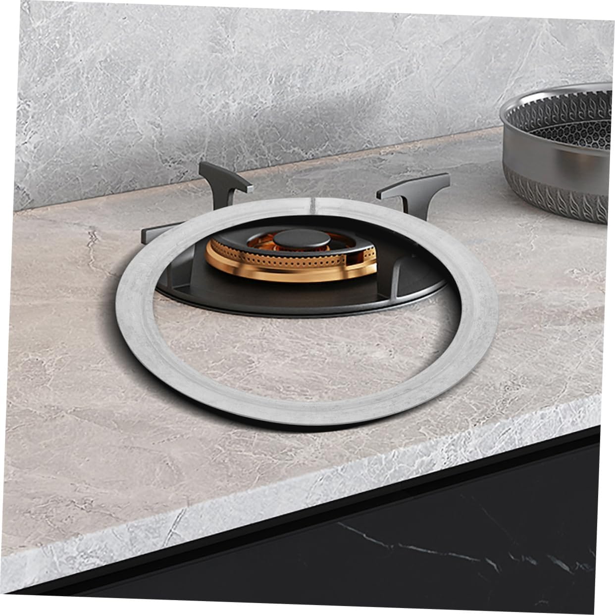 Stove Pipe Gasket Iron Burner Flue Collar for Efficient Home Cooking Accessories Design for Use