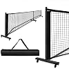 Pickleball Net, 22FT Regulation Size Portable Pickleball Net,18-Ply PE Nets, System with Carrying Bag for Outdoor Indoor Driveway Game