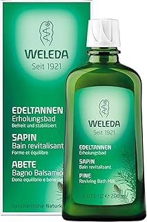 WELEDA Edeltannen Erholungsbad, Naturkosmetik Bio Bade Essenz mit ätherischen Ölen von Fichten und Edeltannen zur Entspann...