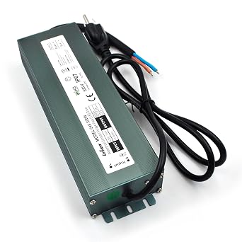 24V 300W LED Driver, Waterproof IP67 Power Supply Transformer