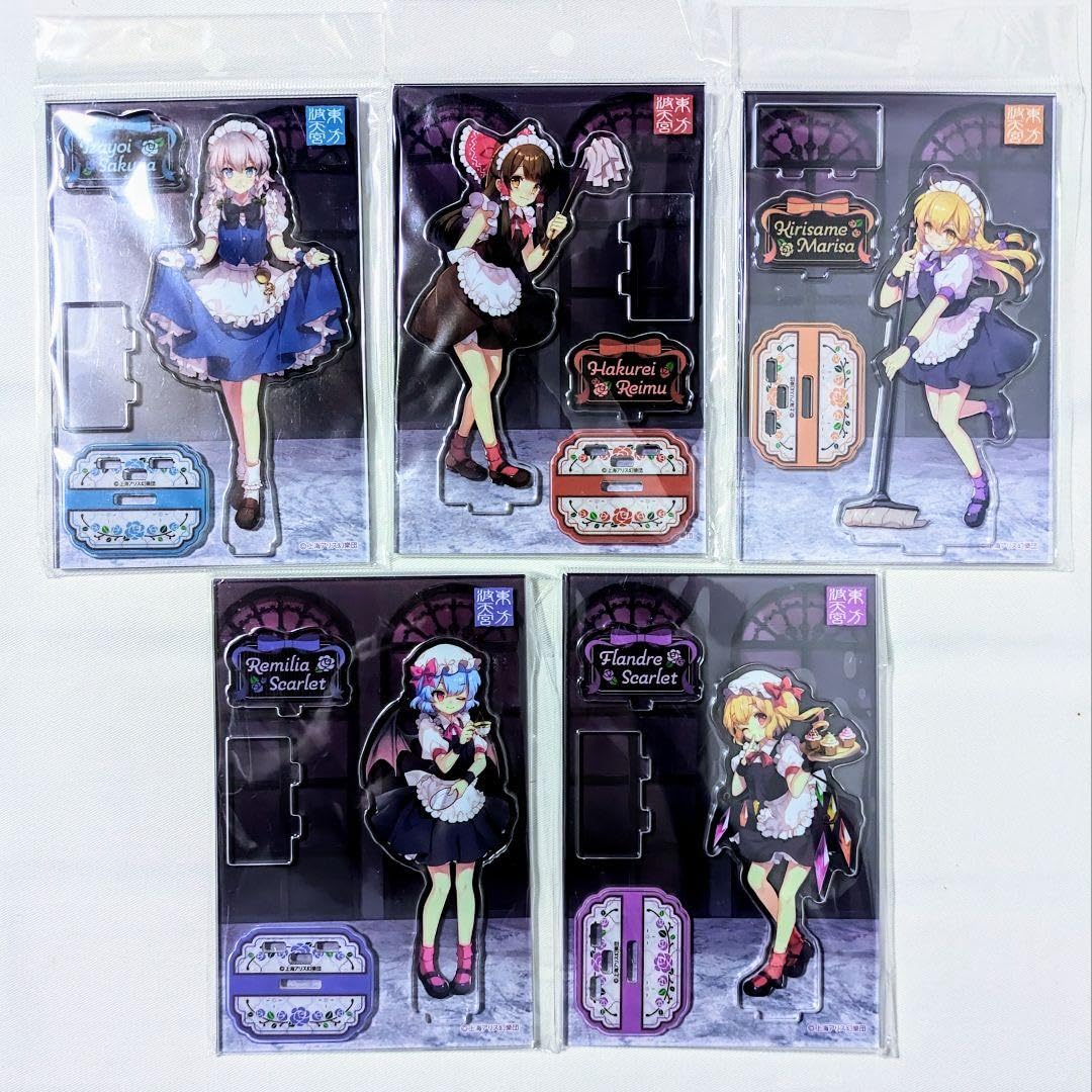 Amazon.co.jp: 咲夜のメイドレッスン 東方 アクリルスタンド コンプ 