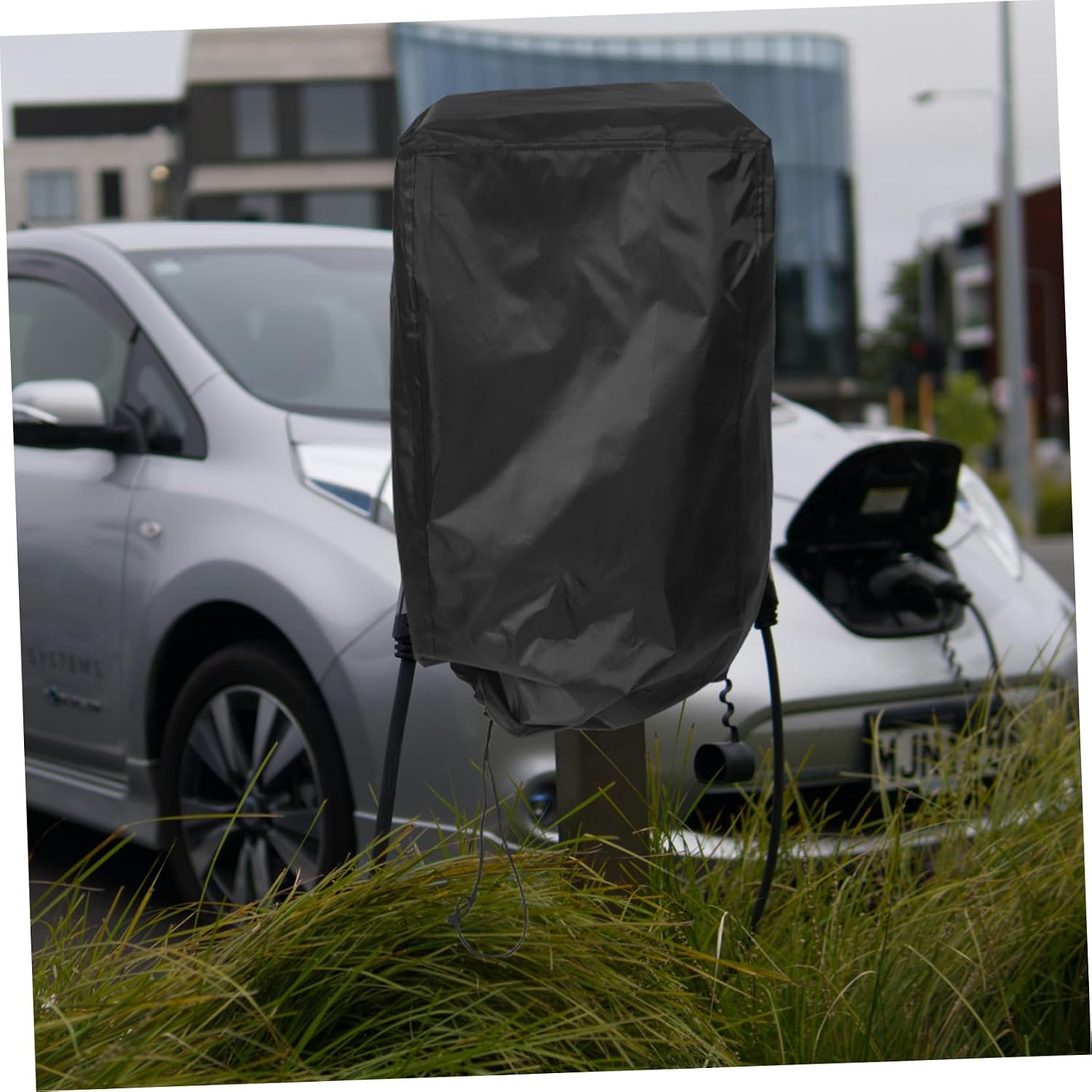 Charger Cover Rainproof Protective Cover for Outdoor Electric Vehicle Charging Stations Fit Easy Installation Durable Protection from Sun
