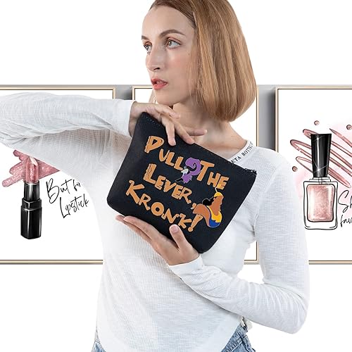 Miniatura 3 de LEVLO Funny Emperors - Bolsa de maquillaje cosmética de película Emperadores, regalo para fanáticos de los emperadores, bolsa de maquillaje con