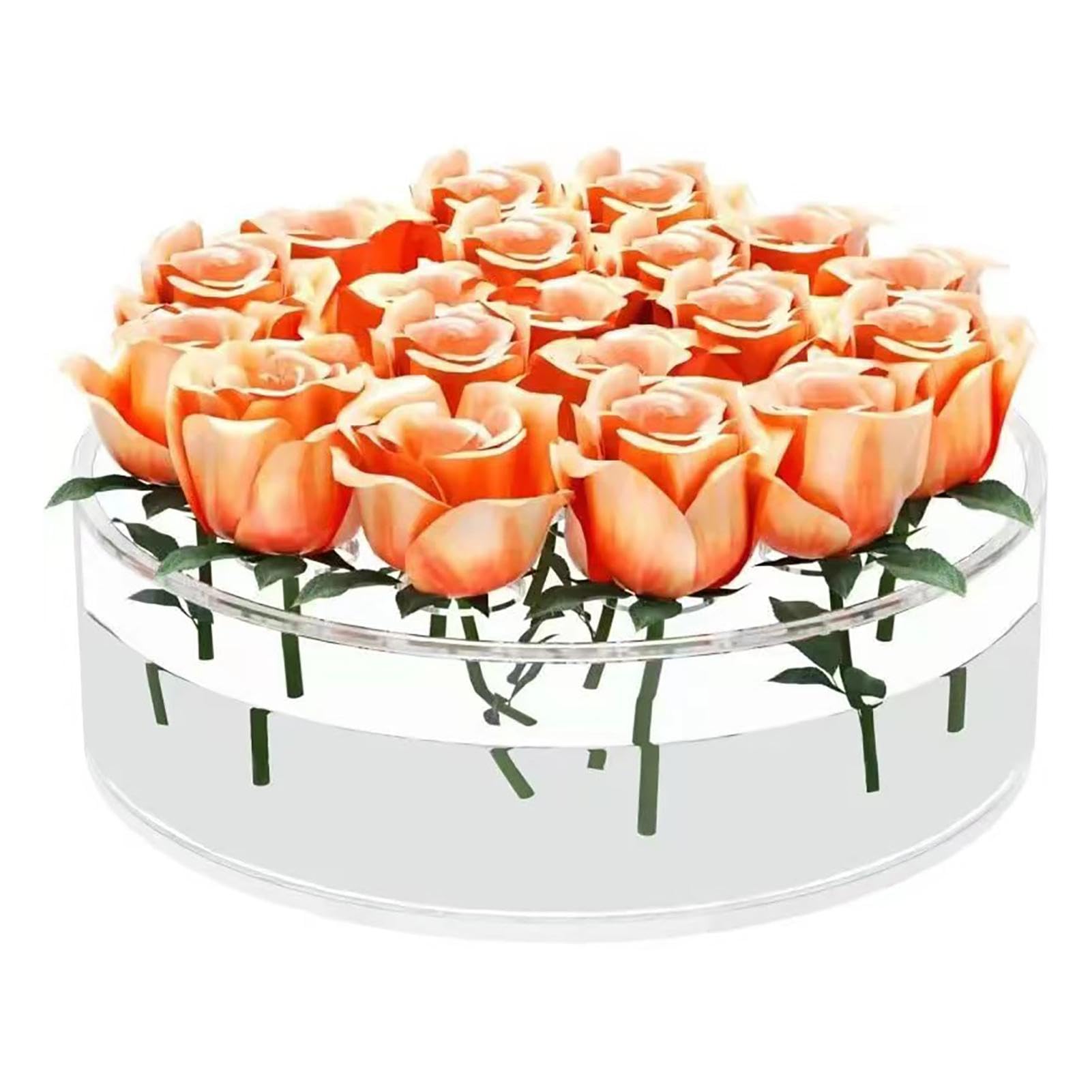 Vases à fleurs pour pièce maîtresse de luxe en acrylique transparent haut de gamme