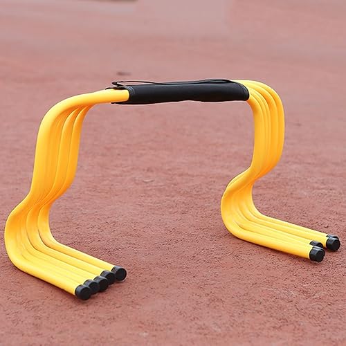 Obstáculos de entrenamiento de agilidad al aire libre, 12 y 20 pulgadas de alto equipo de práctica deportiva de fitness y velocidad, obstáculos