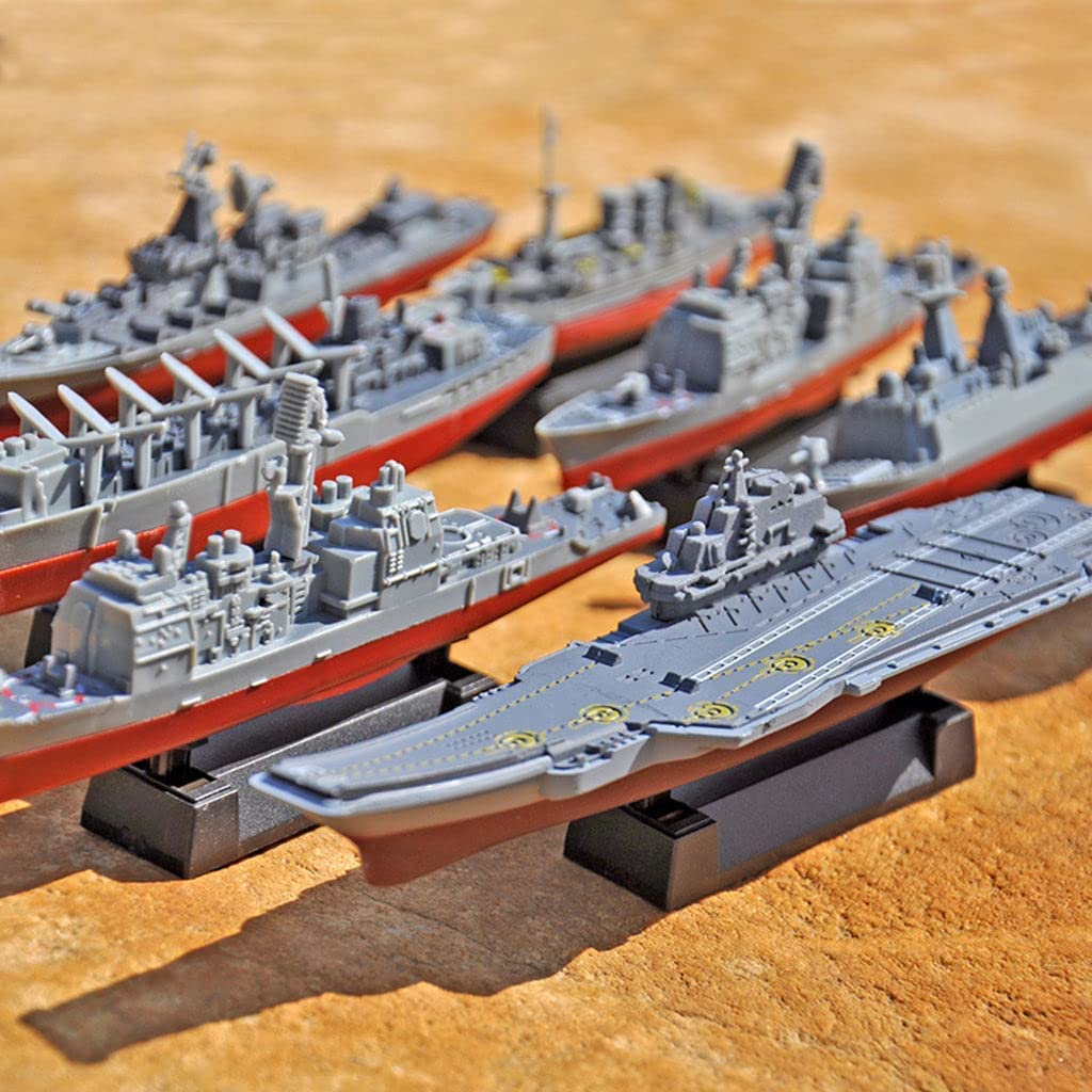 Amazon | 8隻 軍艦モデル 艦船モデル 4D巡洋艦空母モデル フリゲート艦