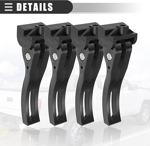 Miniatura 7 de Motoforti Abrazadera trasera, abrazadera de cubierta Tonneau para caja de camión, piezas de repuesto universales para cubierta plegable dura o