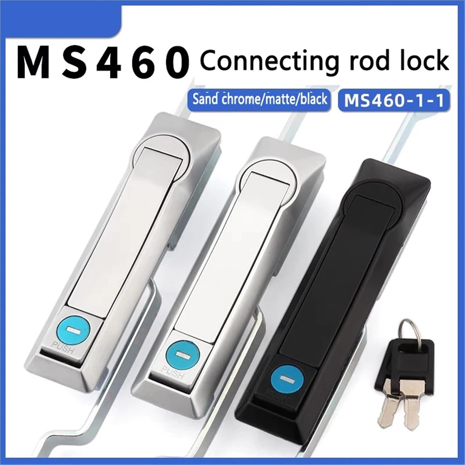 MS460-1-1 Cabinet Communication Upper and Lower Trolley Lock MS829 Electrical Door 2-4Pcs(3)