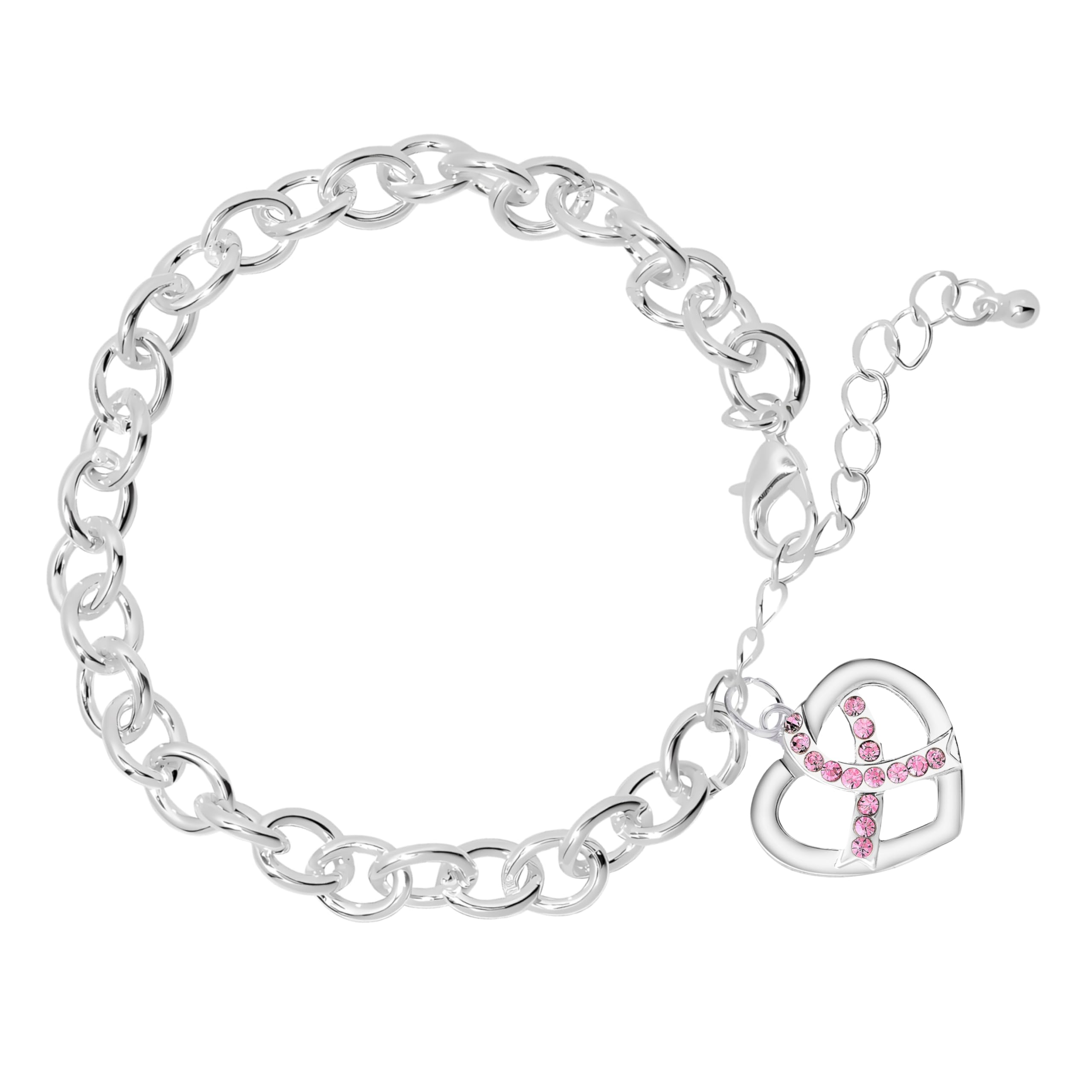 Breast Cancer Awareness Pink Ribbon Bracelets for Fundraising, Charity Walks, and Gifts - Perfect for Breast Cancer Awareness Month