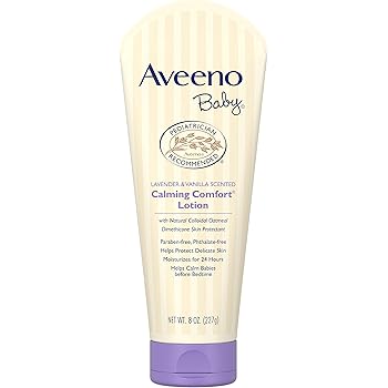 aveeno lavender vanilla calming comfort lotion