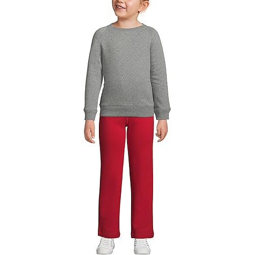 Lands' End School Uniform Kids Crew Sweatshirt