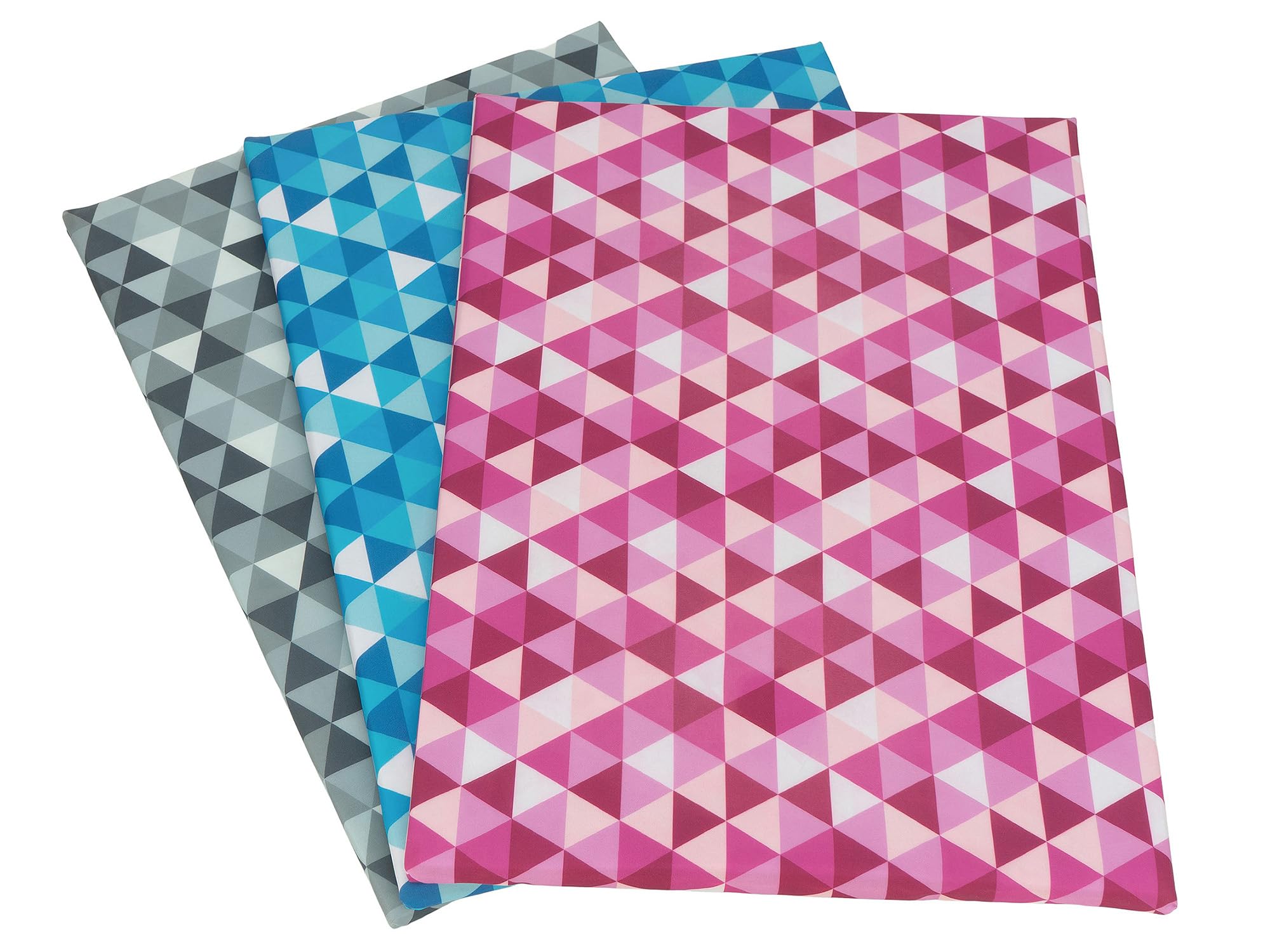 SEMPLIX Prym - Set da stiro con retro antiscivolo, 30 x 40 cm, mini vassoio da stiro 10,5 x 15,5 cm, mini ferro da stiro (bacca/rosa)