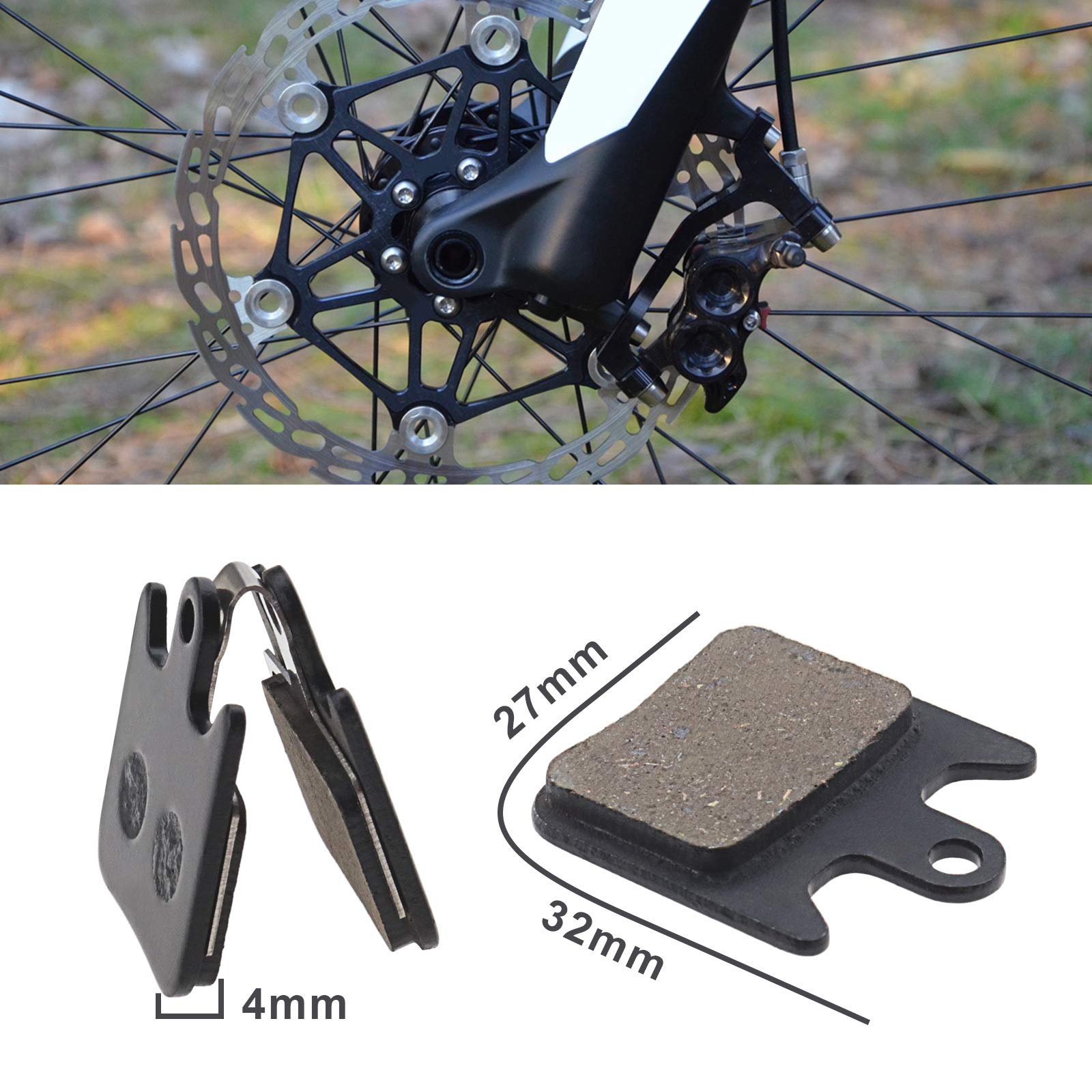 Kit 2/4 Plaquette De Frein Résine Pour Zoom5 - Pièces De Rechange Vélo Frein à Disque