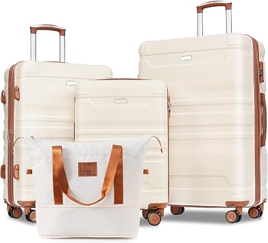 Lightweight, Brown, Carry-On 20/24/28Inch