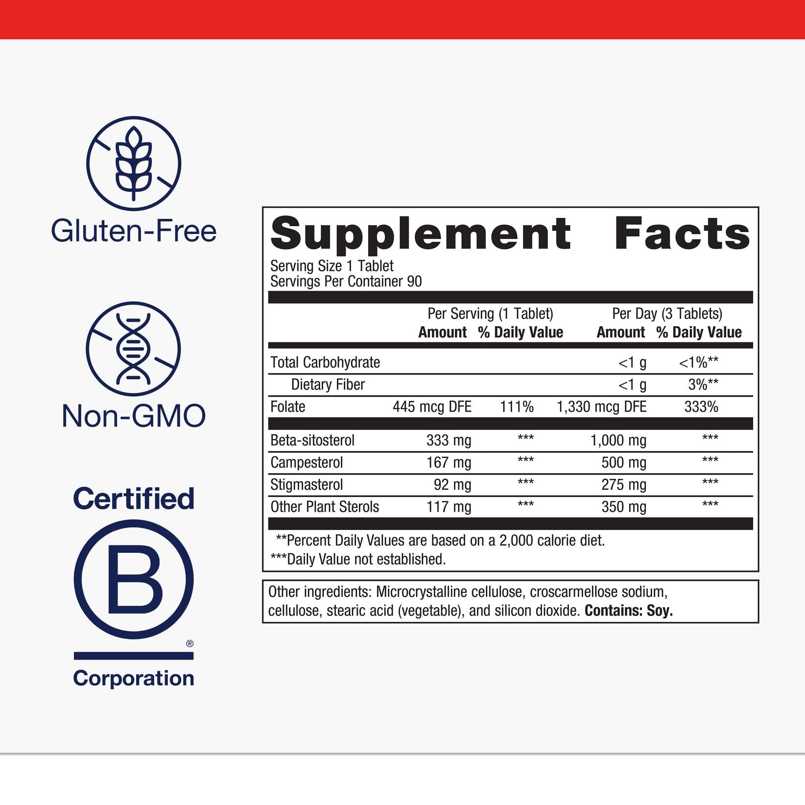 Metagenics Meta-Sitosterol 2.0 Plant Sterol Cholesterol Support, 90 Tabs — Amazon image 4
