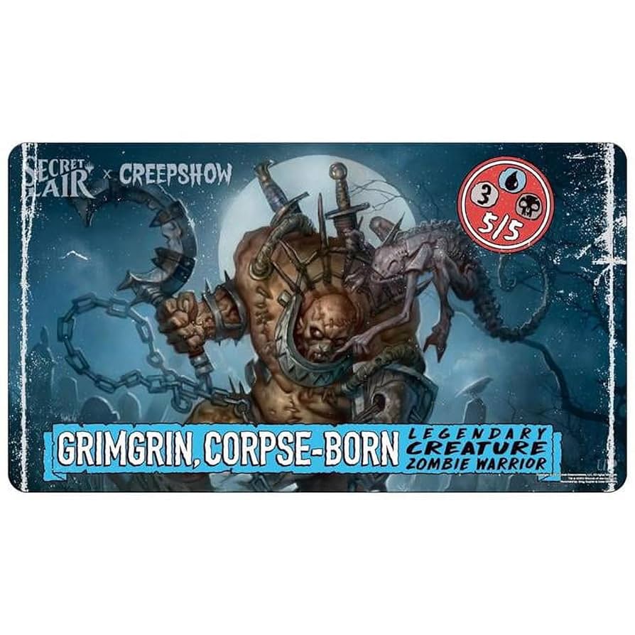 【未使用】MTG　死体生まれのグリムグリン　プレイマット Amazon.com: Ultra Pro October 2023 - Grimgrin, Corpse-Born