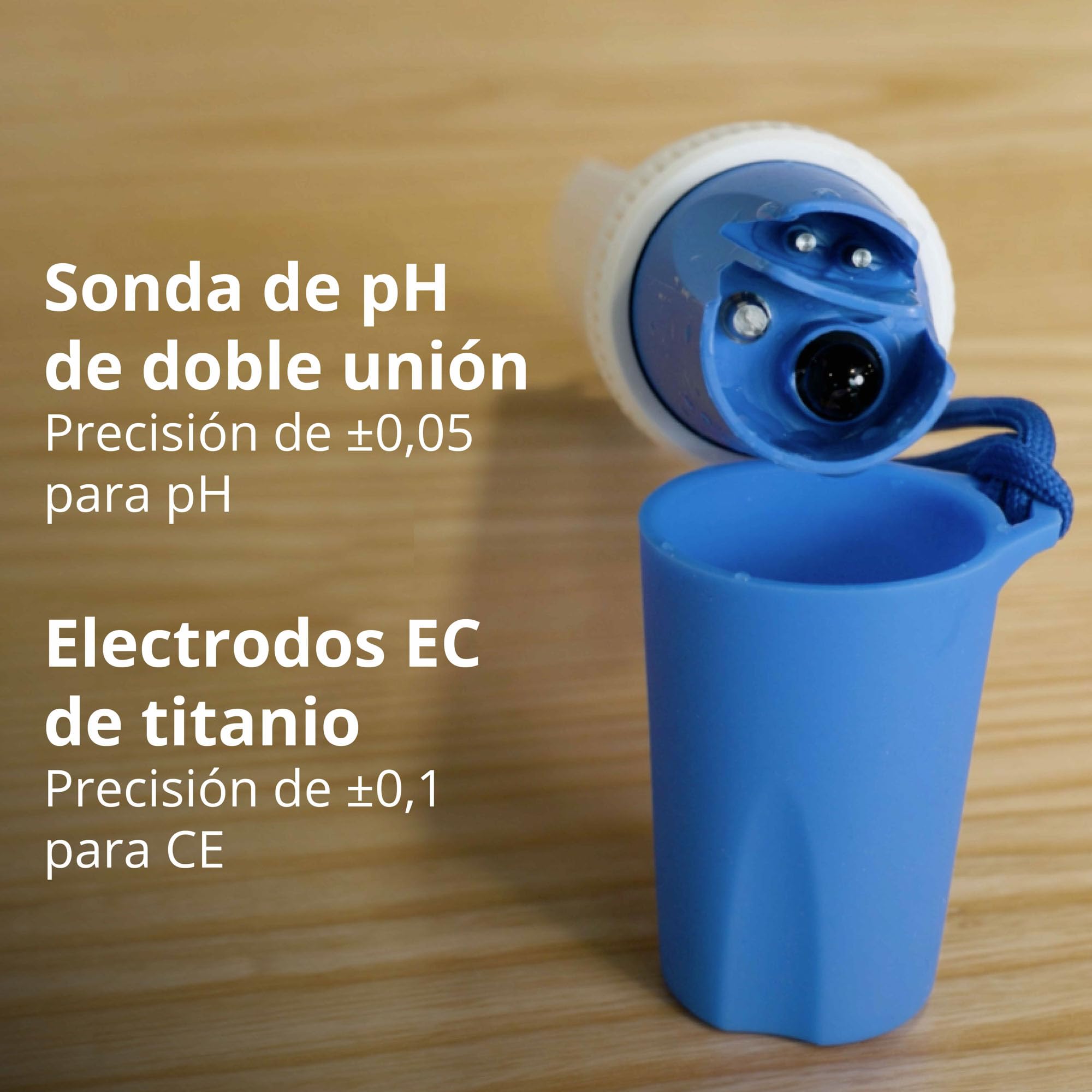 Bluelab OnePen - Medidor de temperatura, EC/PPM y pH 3 en 1, lecturas ultrarrápidas - Intercambio de datos Bluetooth y seguimiento en la aplicación - Sonda intercambiable