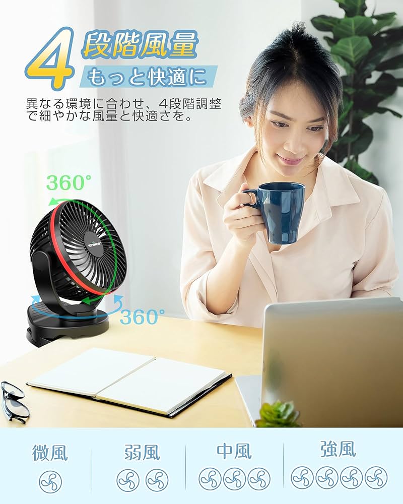 BRIM ブリム PANEL Y☀︎Keynice USB扇風機 ☀︎ 照度計光度計 BRIM