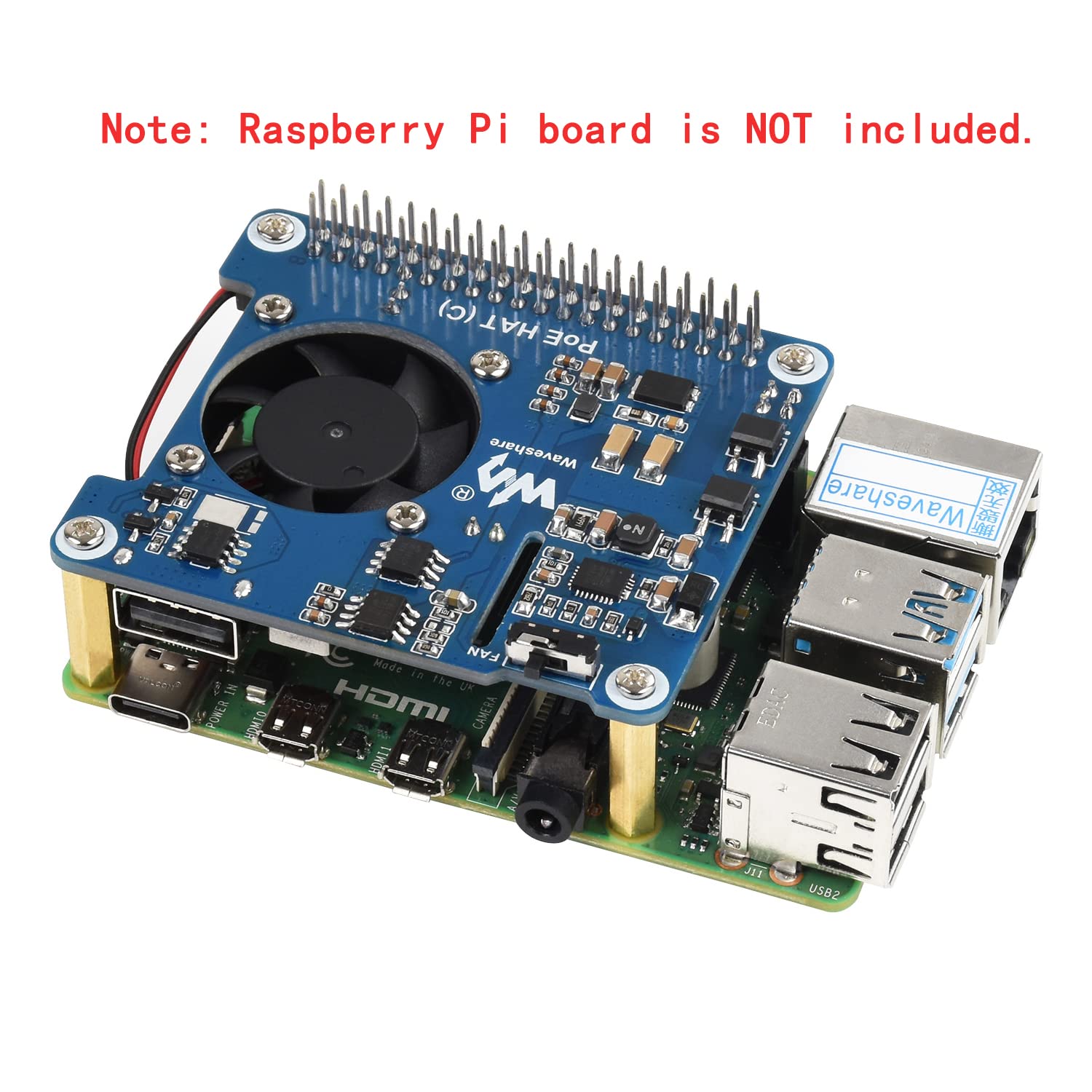 Raspberry Pi 4B 2GB 3個セット PoE付き Raspberry Pi 4B 2GB Control Board Basic Package [CONFULL