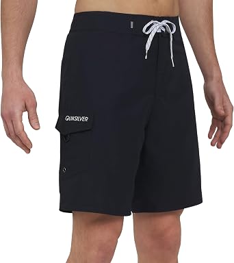 Quiksilver Men's Swimwear Regular Fit Fixed Waist UPF 50 Quick Dry Board Shorts 32-40