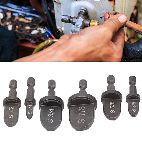 Miniatura 3 de Juego de 6 expansores de tubo para aire acondicionado, tubos de cobre, cortador de tubos de cobre, kit de herramientas de expansión de tubo de