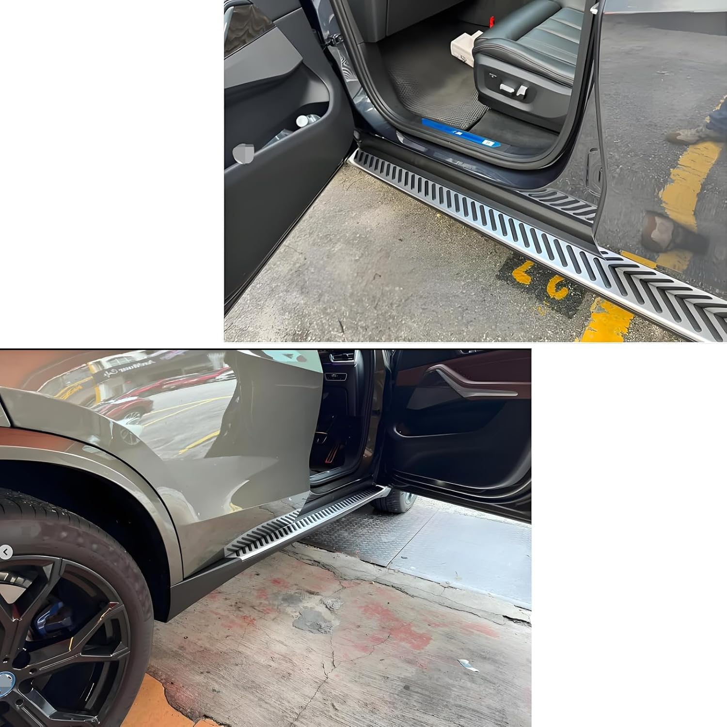 2PCS Aluminium Side Step Boards for 2019 2020 2021 2022 2023 2024 2025 2026 BMW X5 G05 xDrive 40i 50i sDrive 40i Running Boards Nerf Bar Driver and Passenger Side