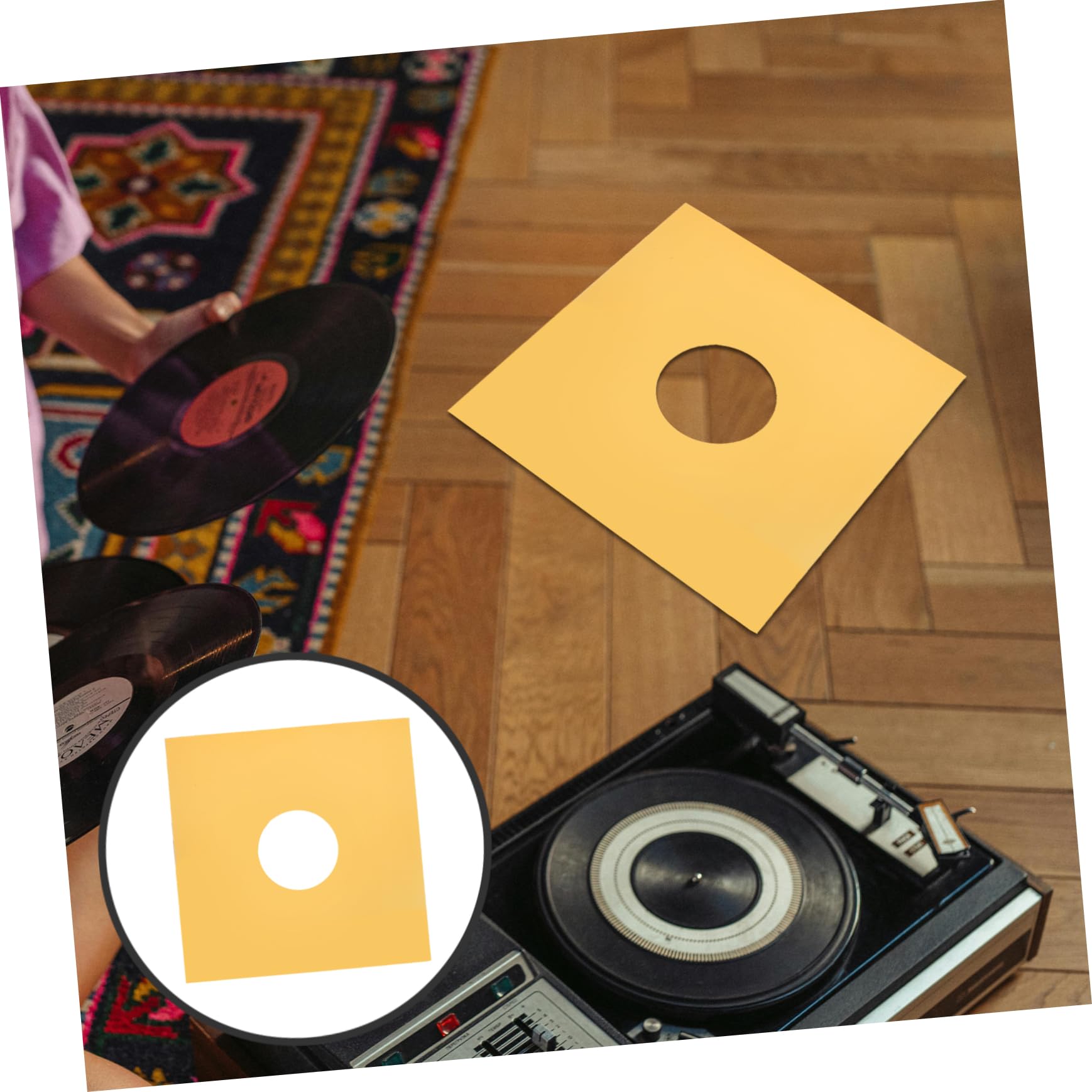 Yardwe 10stücke Schallplattenhüllen Schutzhülle Albumcover Schallplattentasche Schallplattenschutztasche Leicht Robust Verschleißfest Für Vinyl Record Schutz
