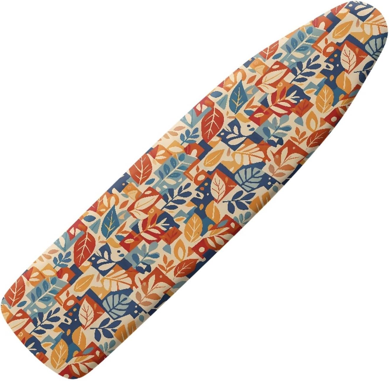 Flowers Ironing Board Cover,16"x55" Standard Ironing Board Cover with Elastic Edge and Hook and Loop Fasteners, Scorch & Stain Resistant, Polyester Home Ironing Board Covers, Graffiti Floral