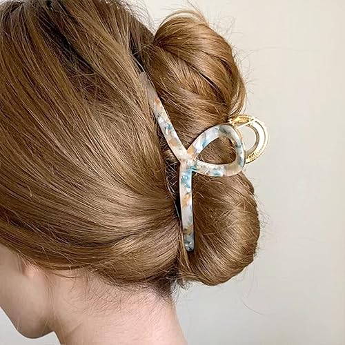 Miniatura 3 de Pinzas grandes para el cabello pinzas de mariposa para mujer 47 pulgadas pinzas de metal de acetato grande pinzas de pelo para niñas accesorios para