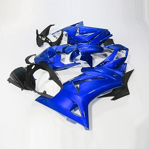Miniatura 5 de ZXMT Kit de carenado azul brillante para Kawasaki Ninja 250R EX250 2008 2009 2010 2011 2012 ABS Carrocería de motocicleta (Piezaskit 15)