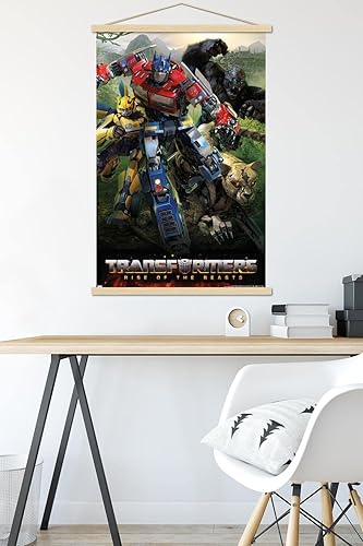 Miniatura 5 de Trends International Hasbro Transformers Rise of the Beasts - Póster de pared Big 4, 22.37 x 34.00 pulgadas, paquete de impresión y colgador de