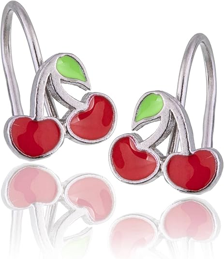 Orecchini A Cerchio Panda In Argento 925 - Ipoallergenici, Piccoli Huggie Per Donna E Ragazza