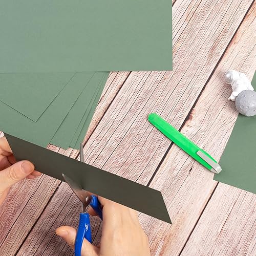 Miniatura 5 de 30 hojas de papel de cartulina de 8 12 x 11 pulgadas para manualidades e invitaciones (verde salvia)