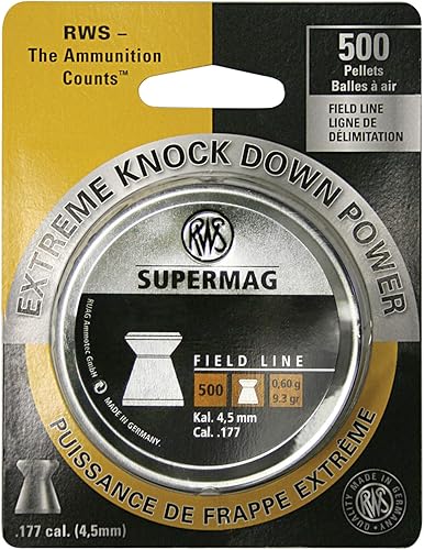 Miniatura 4 de Rheinisch-Westfalische 2315042 RWS Supermag 2315042 Air Gun Ammo .177 Field Line