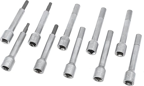 Miniatura 6 de Kit de 18 piezas de herramientas de extracción de tuercas de amortiguador de amortiguador de suspensión de 12 pulgada, juego de herramientas de