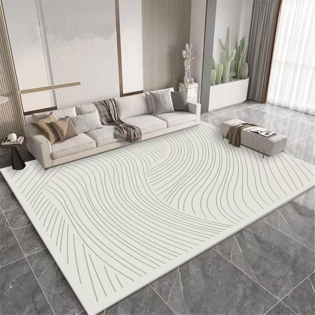Tapis de chevet de chambre enfant et grand salon pour créer un espace de jeu sain et moderne