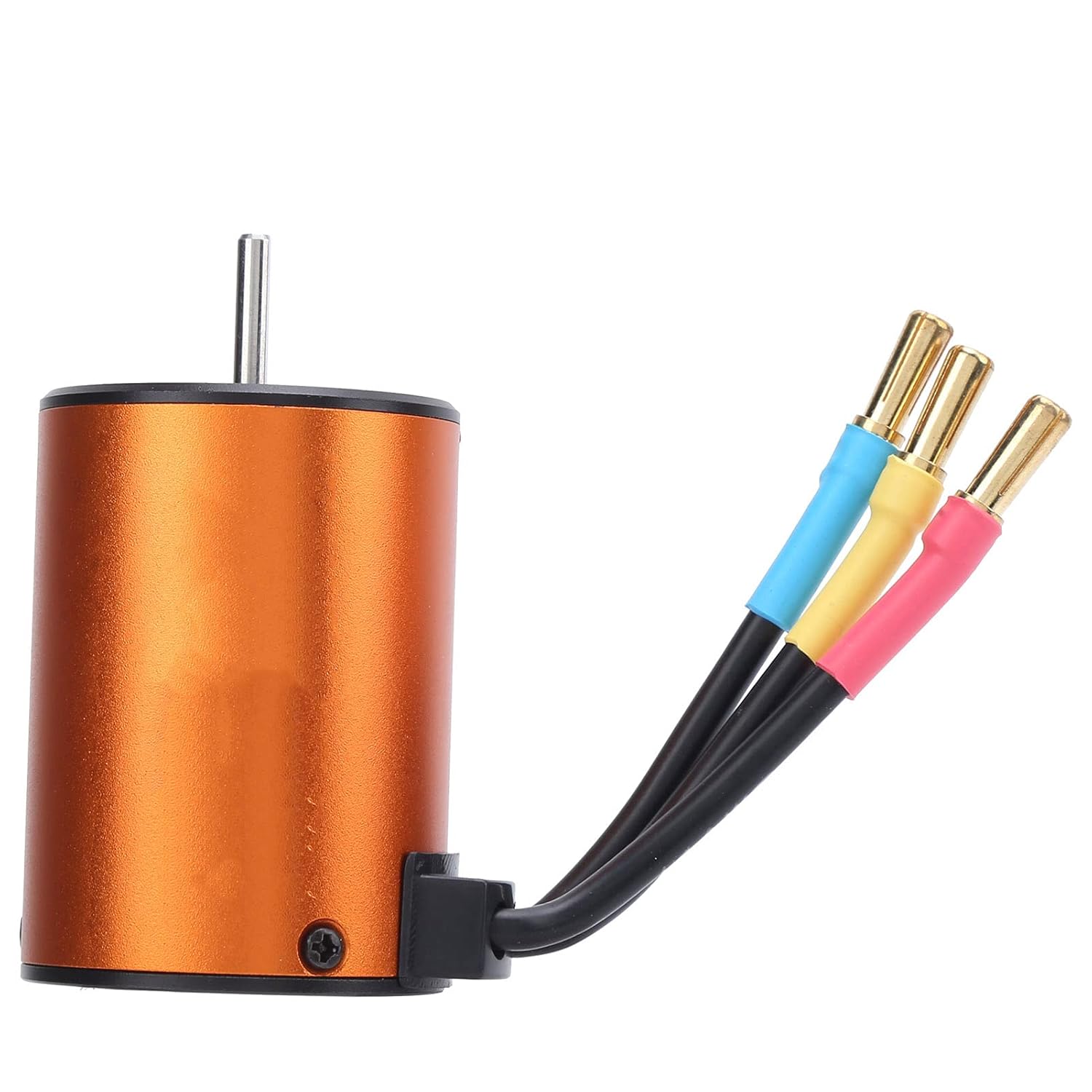 RC Brushless Motor 3650 4300KV 4 Poles Sensorless Motor for 1/10 RC Car Upgrade Rc Car Model Accessory with 6061 Aluminum