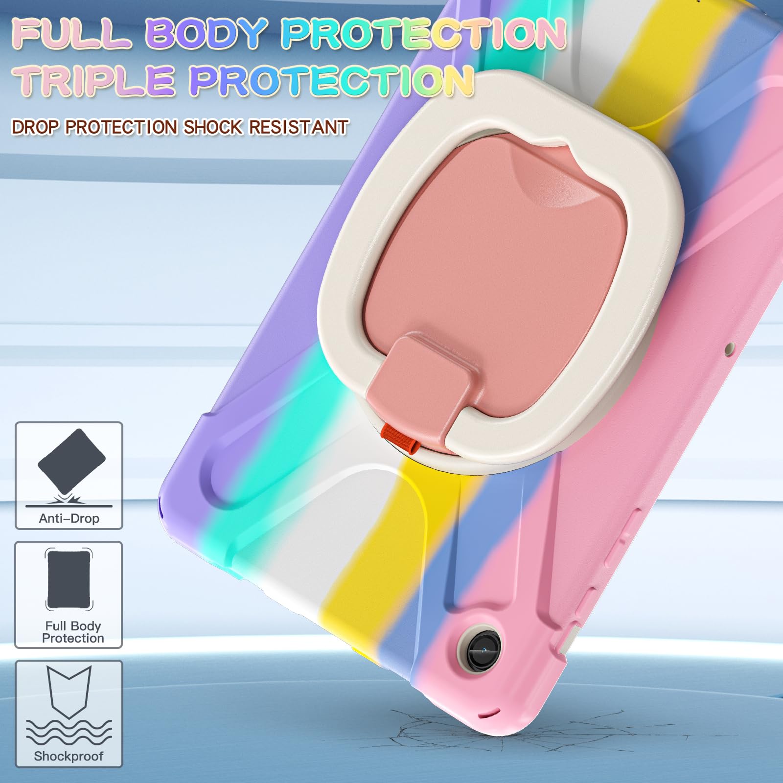 Galaxy Tab A9 Plus タブレットケース　360度回転 ピンク Amazon.co.jp: 360°回転 Galaxy Tab A9+ Tab A9 Plus 2023 ケース 斜め