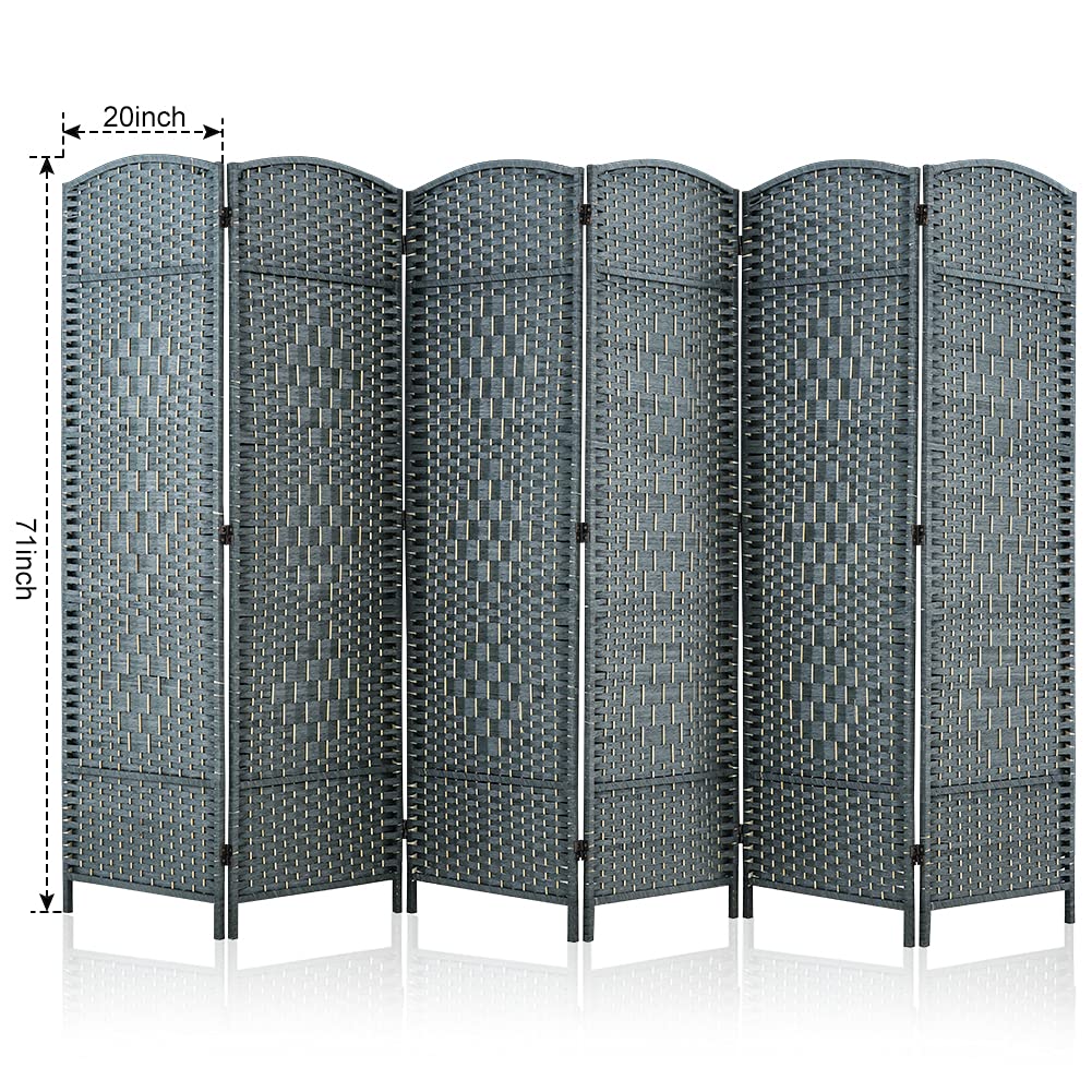Buy JOSTYLE Room Divider 6ft. Tall Extra Wide Extra Wide Privacy Screen