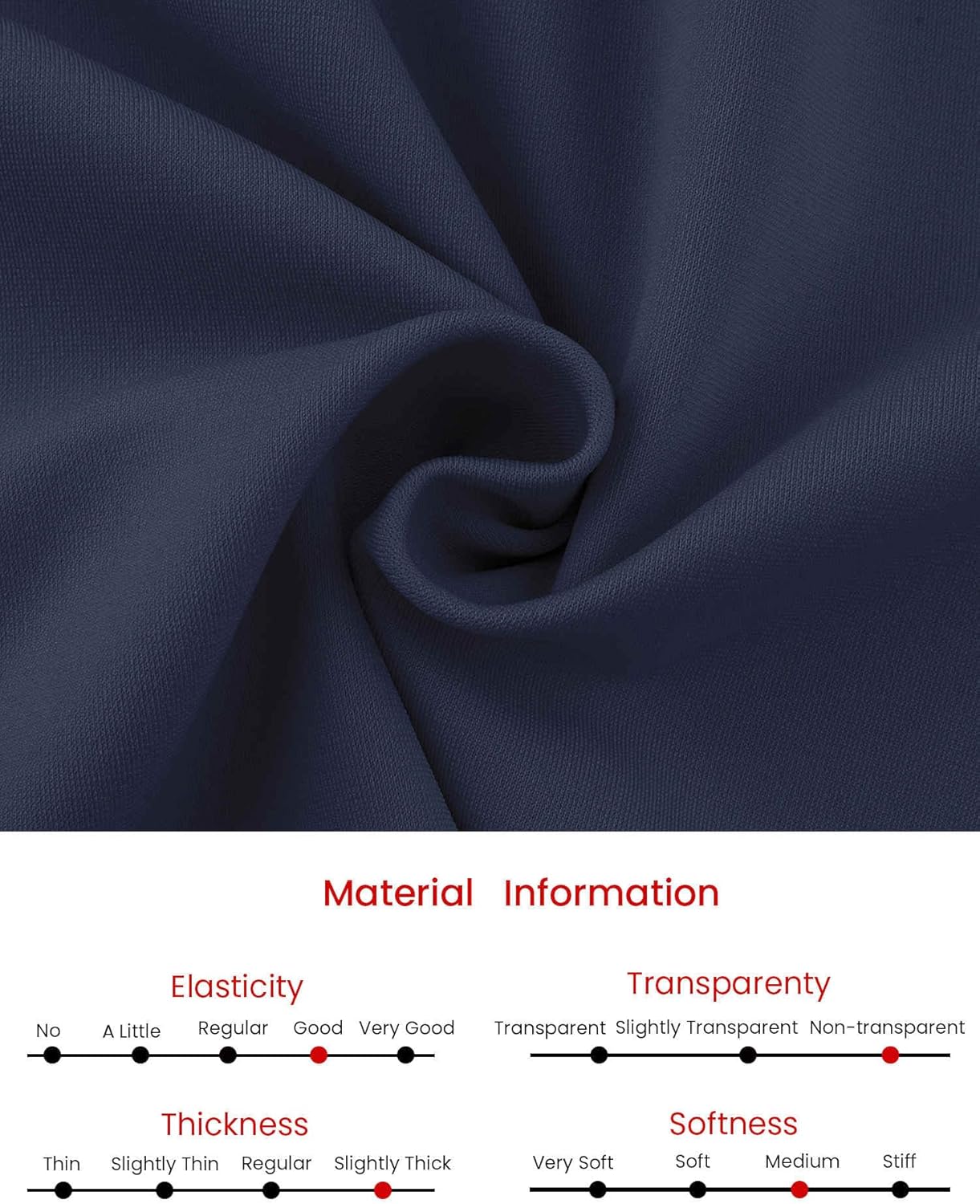 Women's Wear to Work Pencil Skirt Elastic High Waist Ruched Bodycon Midi Skirts - Image 5